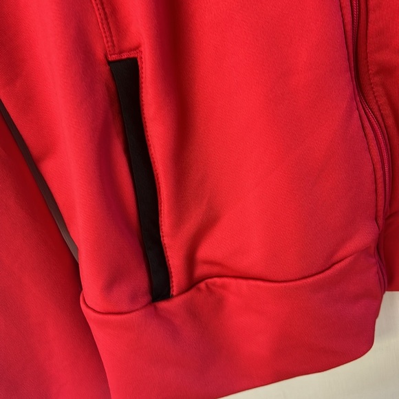 Nike cherry red full zip track jacket women’s size M - Picture 5 of 16